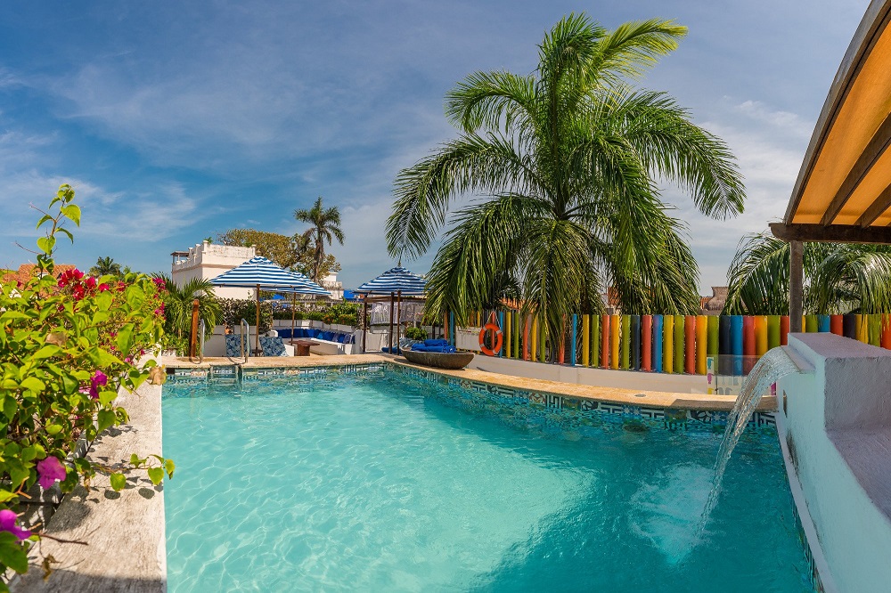 Zwembad hotel Cartagena