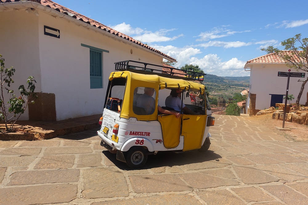 barichara tuktuk rondreis colombia
