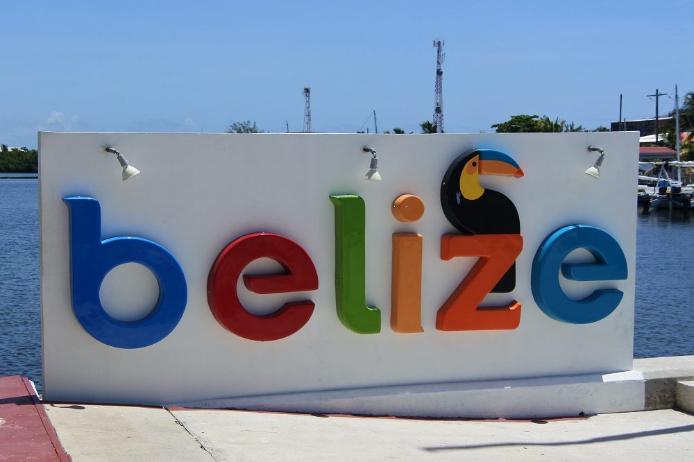 Aankomst in Belize