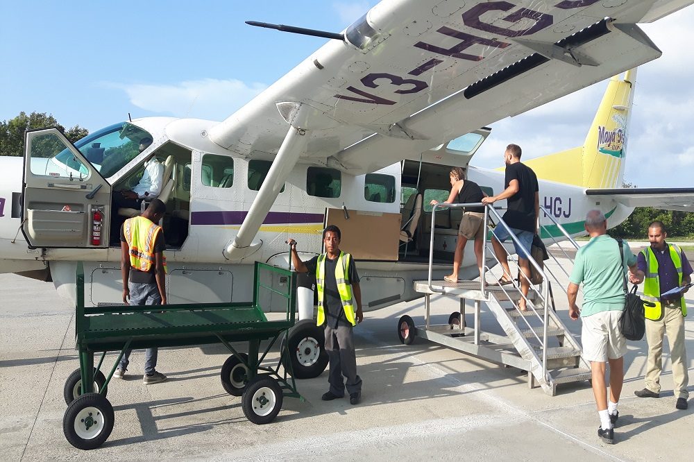 Binnenlandse vlucht vliegtuig Belize Binnenlandse vlucht vliegtuig Belize