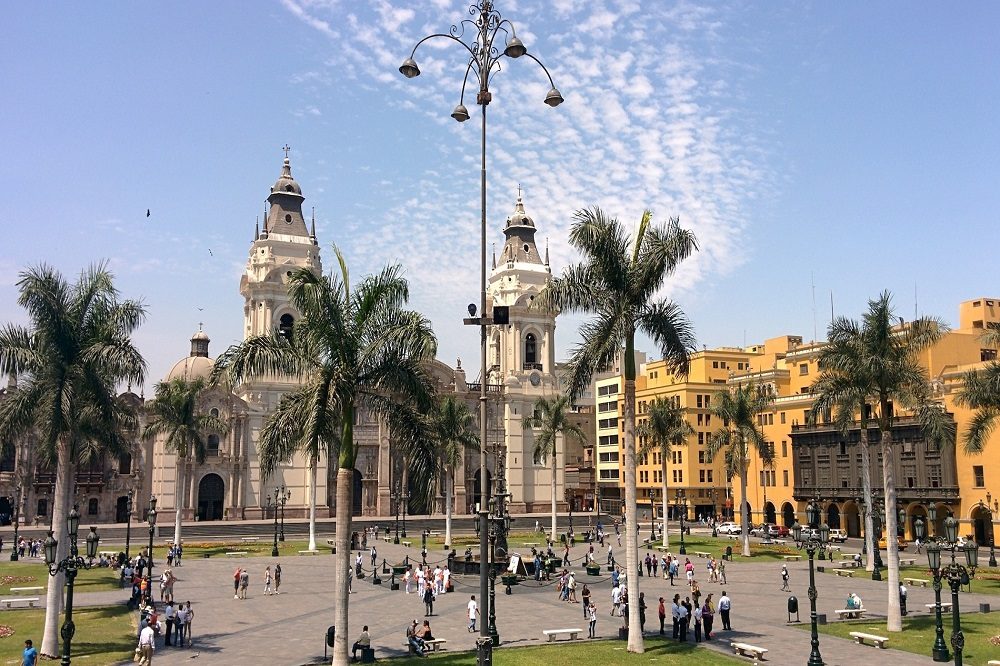 Plaza de Armas Lima Rondreis