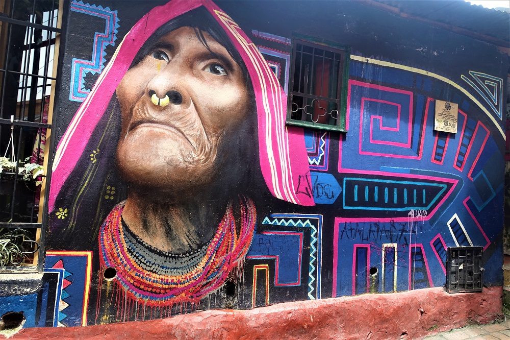 rondreis colombia bogota graffiti