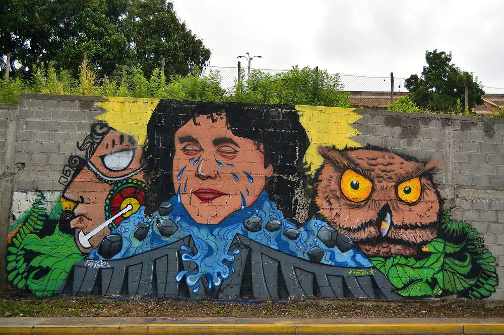 rondreis honduras streetart tegucigalpa